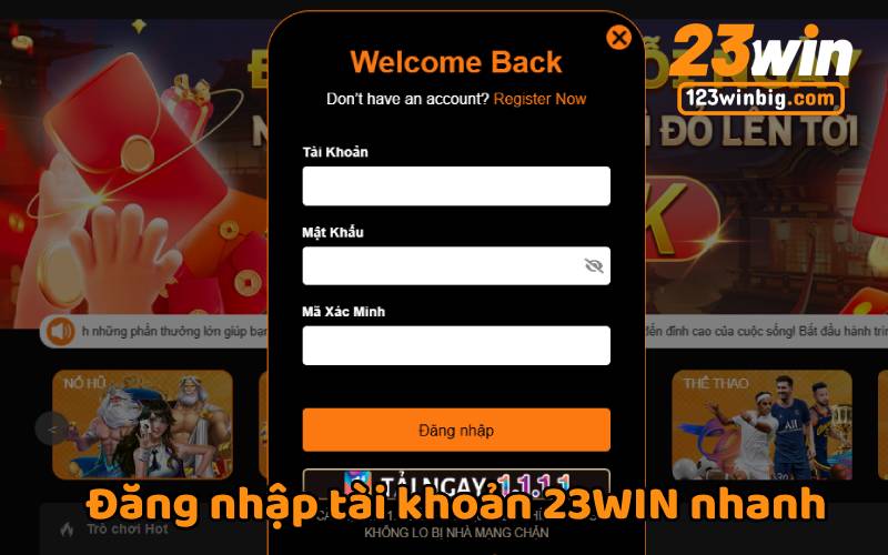 dang nhap 23win
